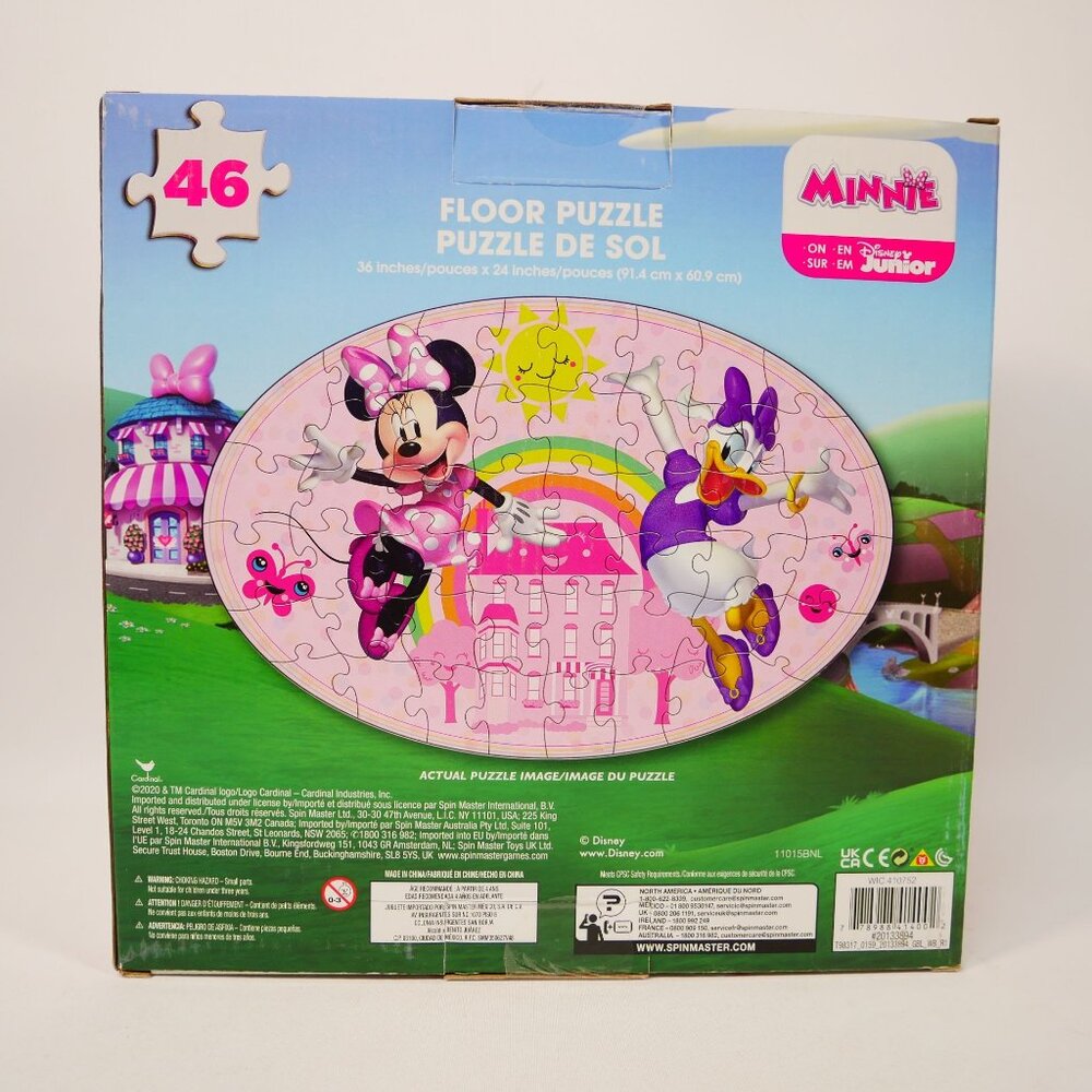 Disney Junior Minnie Mouse Floor Puzzle 46 Pieces - Size 36x24 inches - Picture 2 of 4